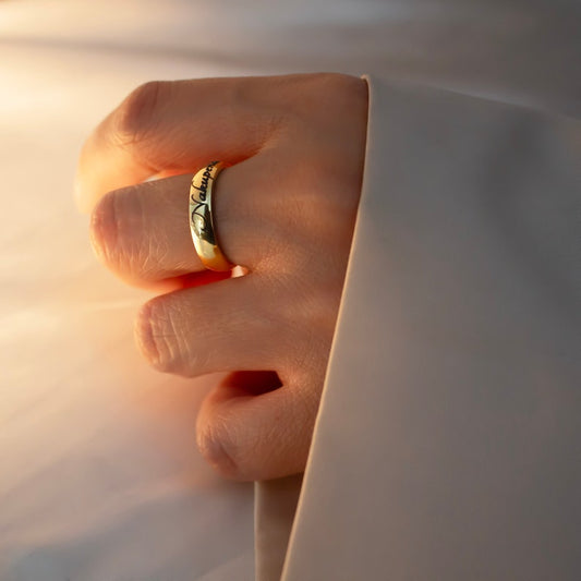 Handmade Personalized Rings Best Friend Personalized Gift For her Ring Engraved Initial Ring Unique ring