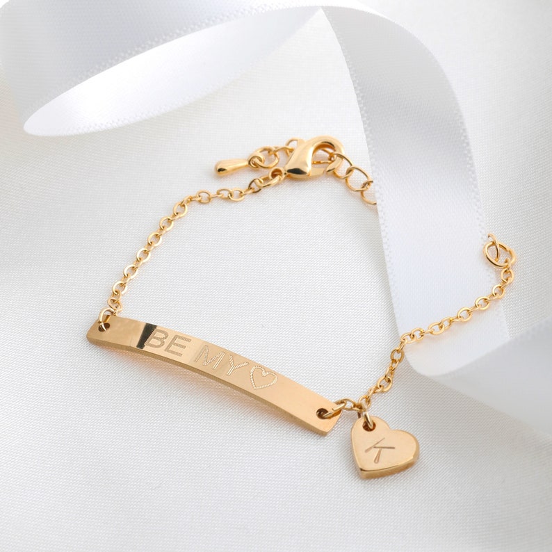 Personalized Heart Anklet 16K gold plated Jewelry Memorial Anklet