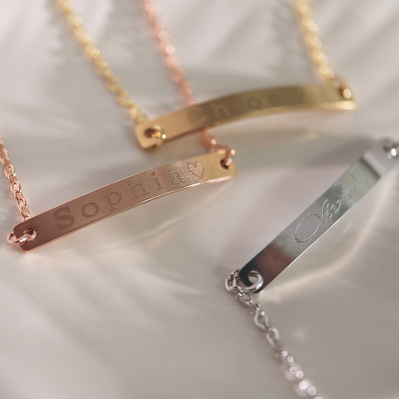 Personalized Name Anklet: 16K Plated Adjustable Ankle Bracelet