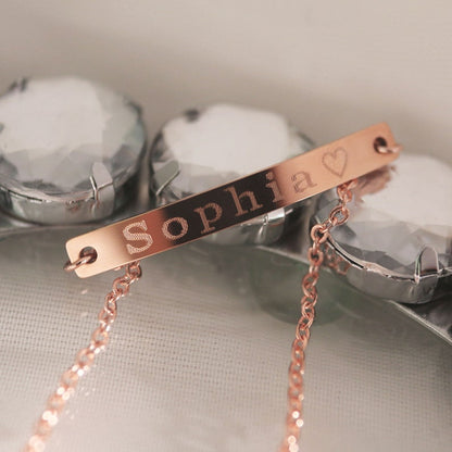 Personalized Name Anklet: 16K Plated Adjustable Ankle Bracelet