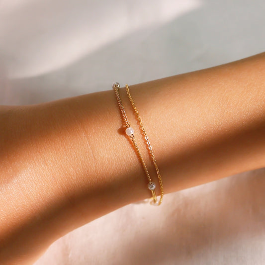 Pearl Bracelet Dainty Pearls Bracelet Bridesmaid best Gift Wedding Bracelet Birthday Gift for Her
