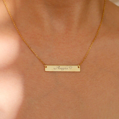 Sterling Silver Personalized Name Necklace: Custom Jewelry Gift