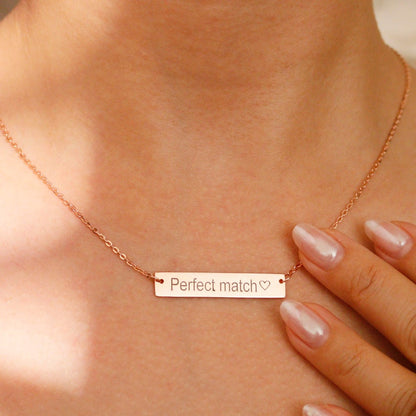 Sterling Silver Personalized Name Necklace: Custom Jewelry Gift