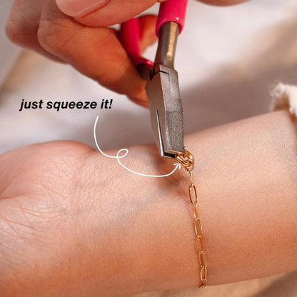 DIY permanent bracelet 14K Gold Filled bracelets best gift for her