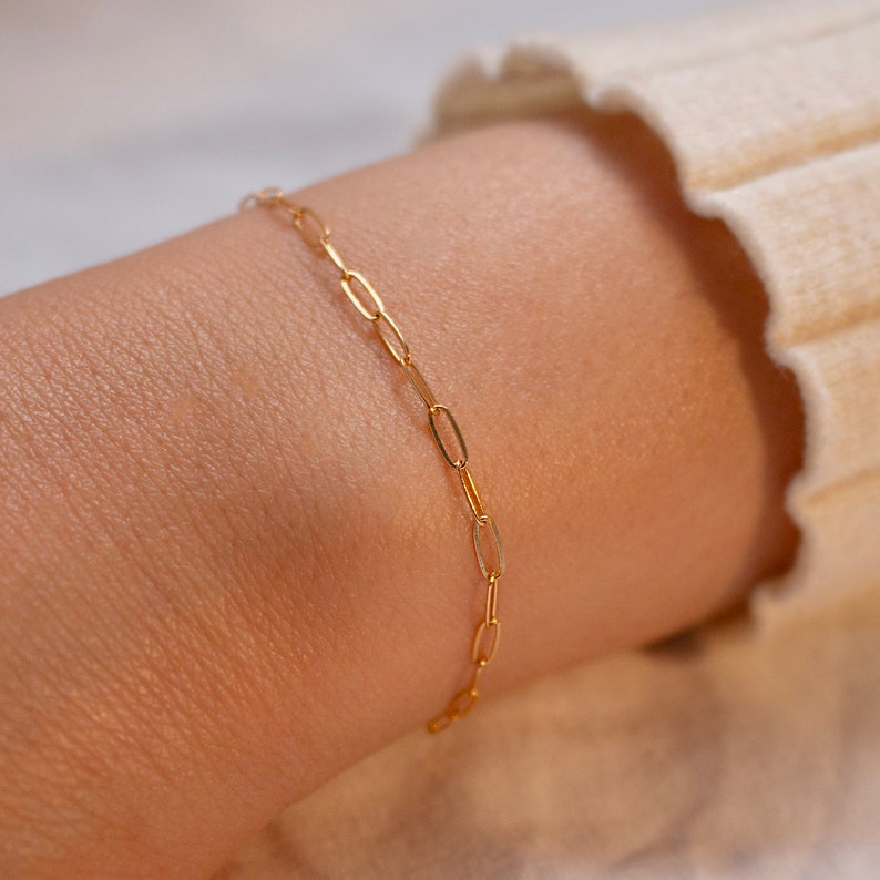 DIY permanent bracelet 14K Gold Filled bracelets best gift for her