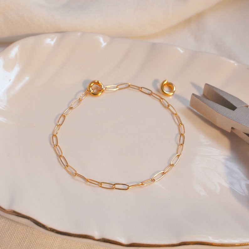 DIY permanent bracelet 14K Gold Filled bracelets best gift for her