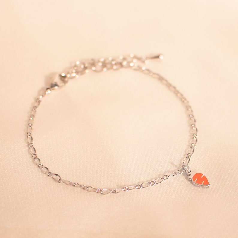Dainty Carrot Anklet: Silver Korean Style Ankle Bracelet