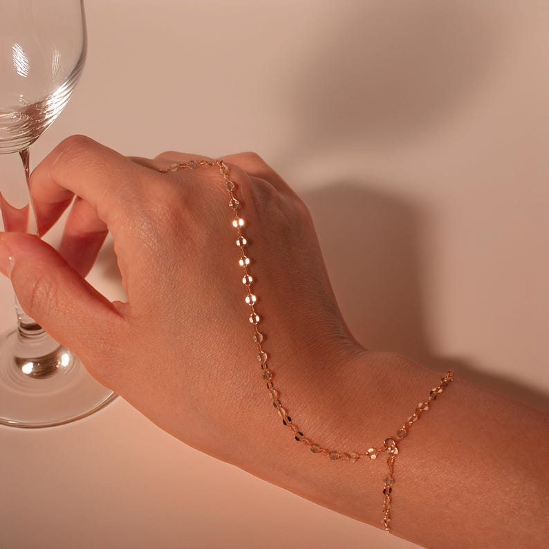 14k gold filled ring chain bracelet slave bracelets waterproof gold bracelets best gift
