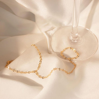 14k gold filled ring chain bracelet slave bracelets waterproof gold bracelets best gift