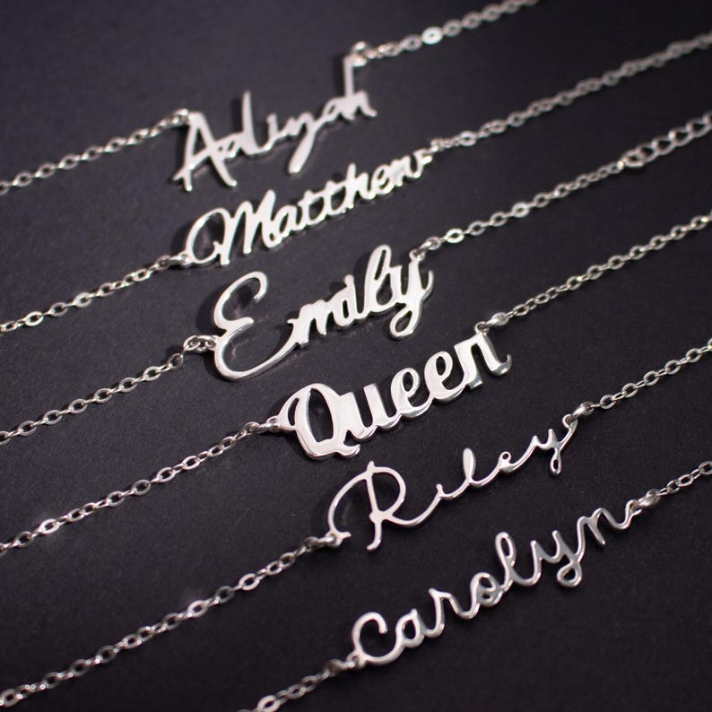 Personalized Name Anklet: Handmade 925 Sterling Silver, Made in USA