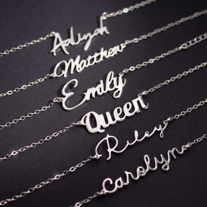 Personalized Name Anklet: Handmade 925 Sterling Silver, Made in USA