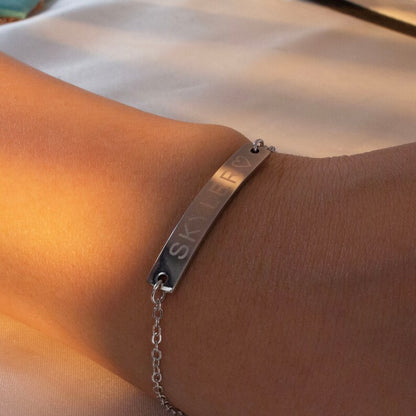 Bracelets for Women Personalized Jewelry Gift with Custom Name Engraved Bracelet for her