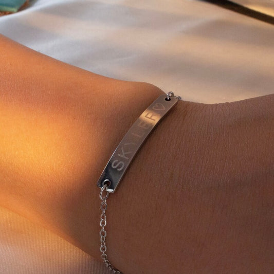Bracelets for Women Personalized Jewelry Gift with Custom Name Engraved Bracelet for her