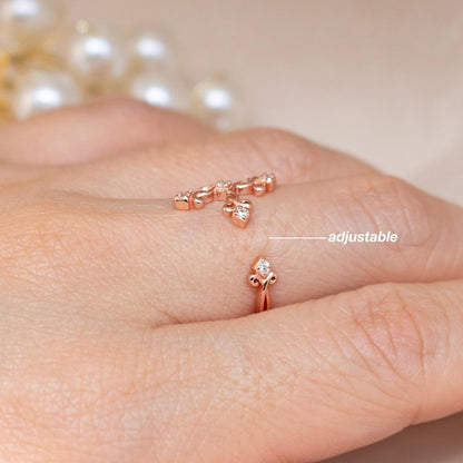 Cross Ring 925 Sterling Silver Adjustable Rings - resizable cross ring best gift
